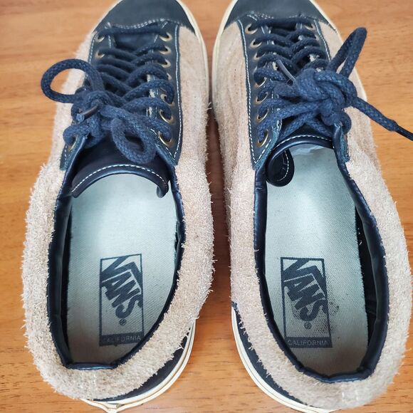 Van's California SK8-Low Brown Suede Black Leather Sneakers Shoes Mens SZ 11.5 - Picture 5 of 12